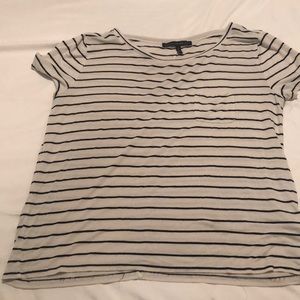 White House Black Market Striped Tee